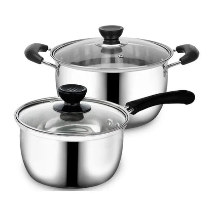 Stainless Steel Double Bottom Cooking Pot