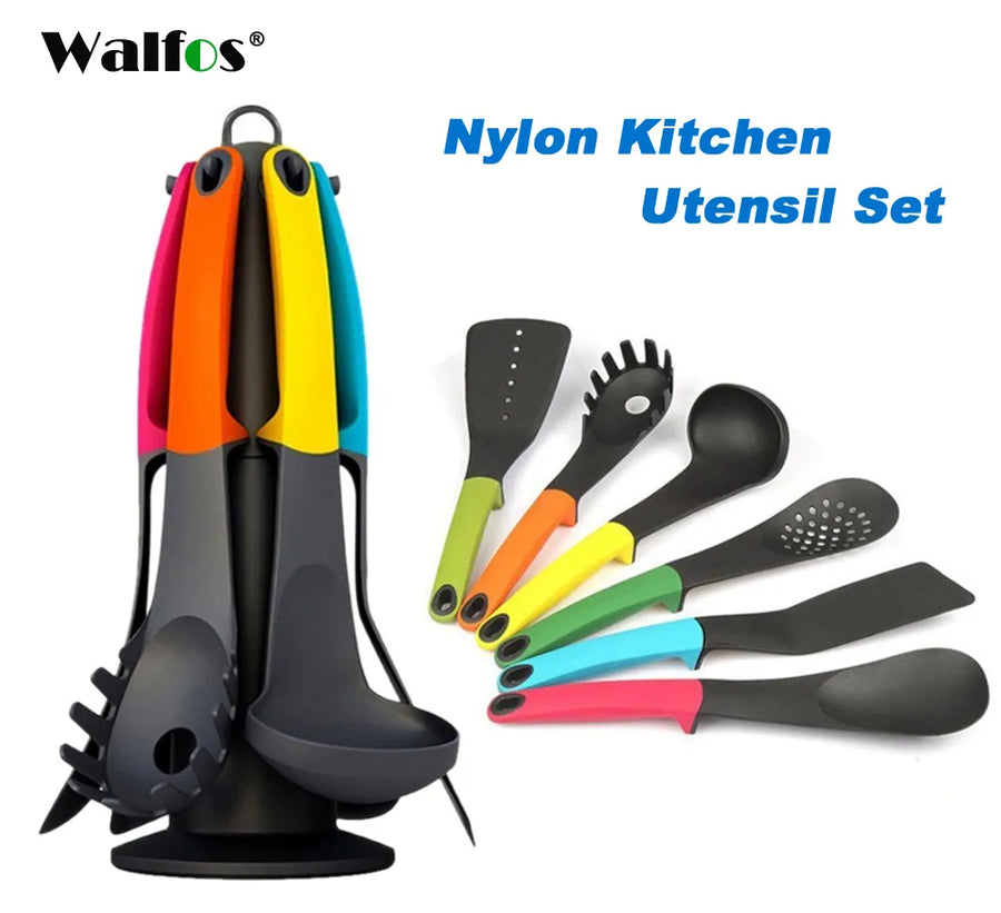 Yellow 9Pcs Silicone Utensils Set – INHAPPYKITCHEN