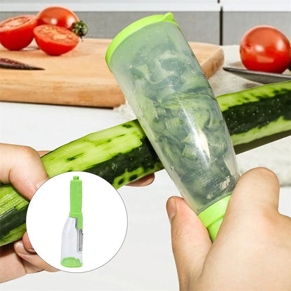 Vegetable Peeler With Catching Container